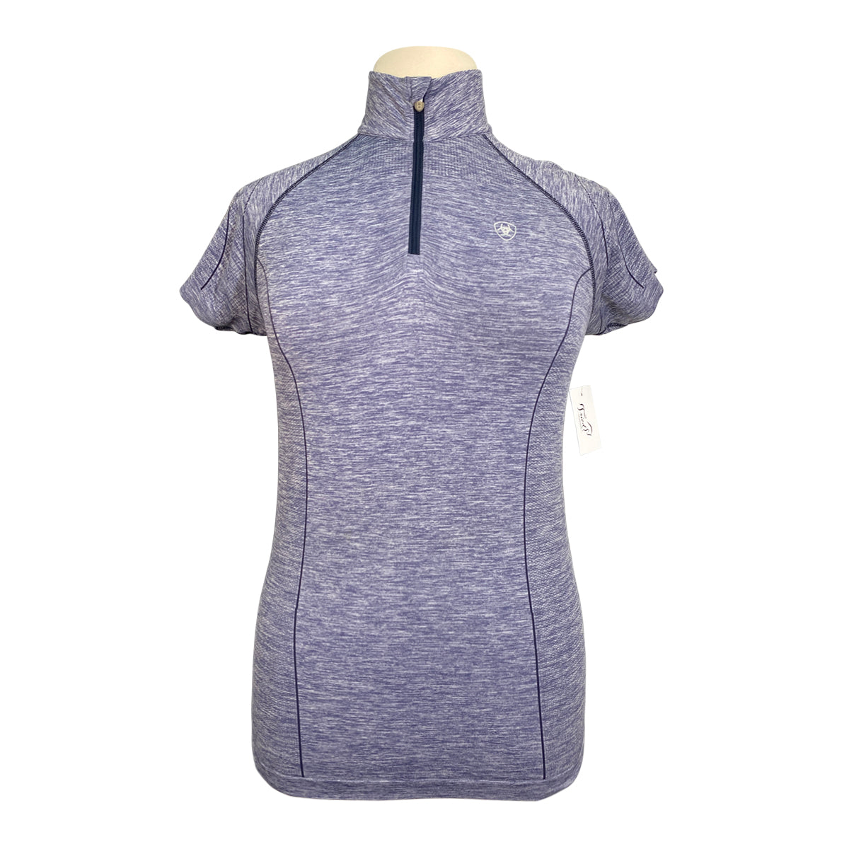 Ariat Tek Heat Series Short Sleeve Shirt Shirt in Heathered Purple