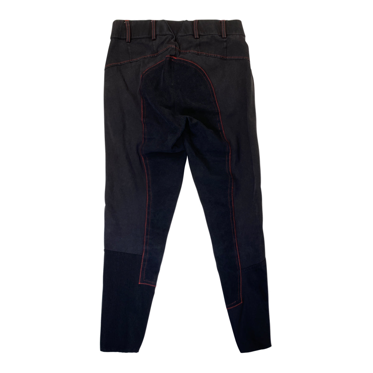 Ariat Prix Full Seat Breeches in Black/Red