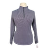 IBKUL Long Sleeve Shirt in Black & White Gingham