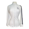 Pénélope Leprevost Equestrian 'The Show Shirt' Competition Shirt in White/Black - Women's XS