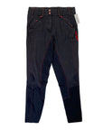 Ariat Prix Full Seat Breeches in Black/Red