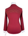 Hunt Club 'Sterling' Competition Shirt in Bordeaux