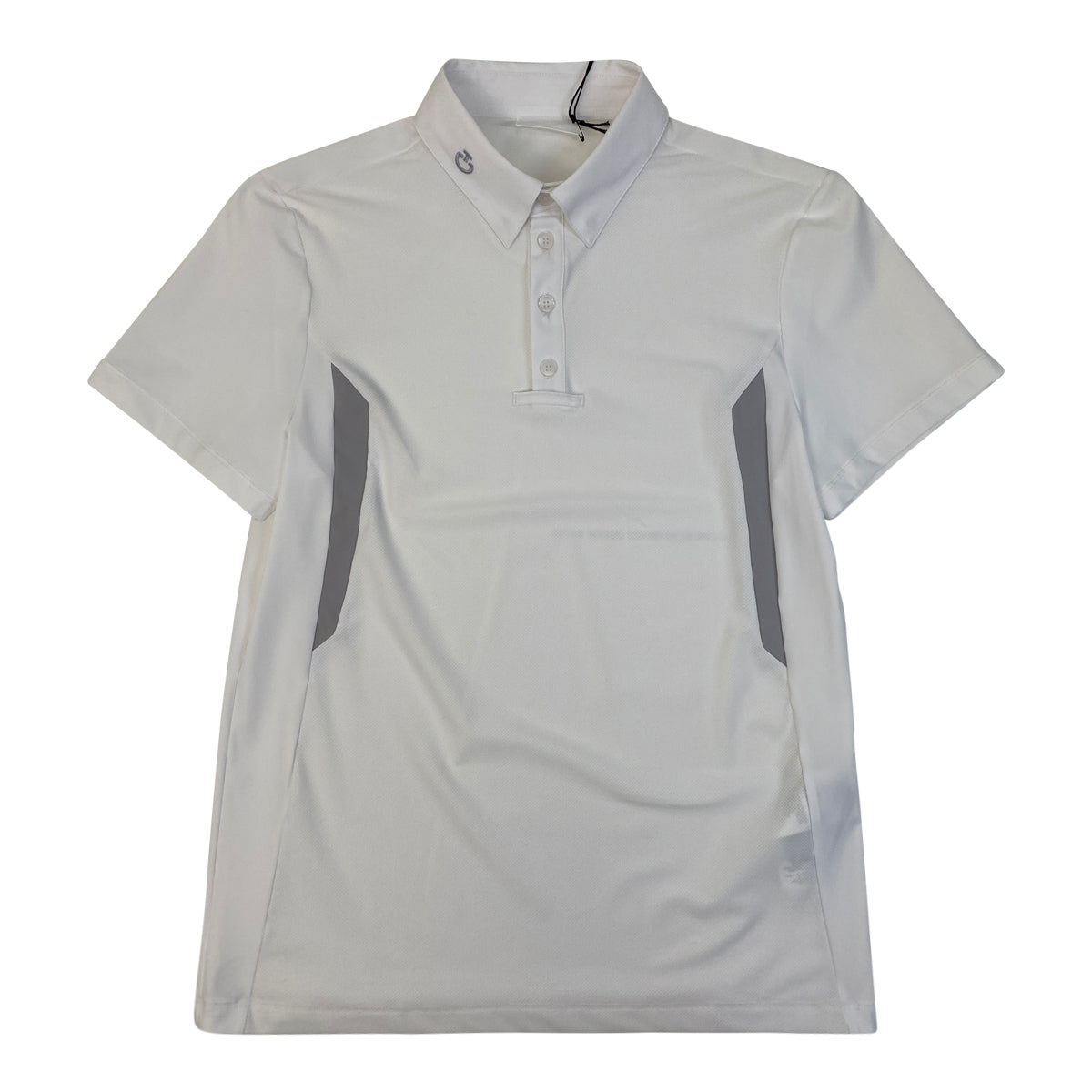 Cavalleria Toscana Tech Jersey S/S Men&#39;s Competition Polo in White