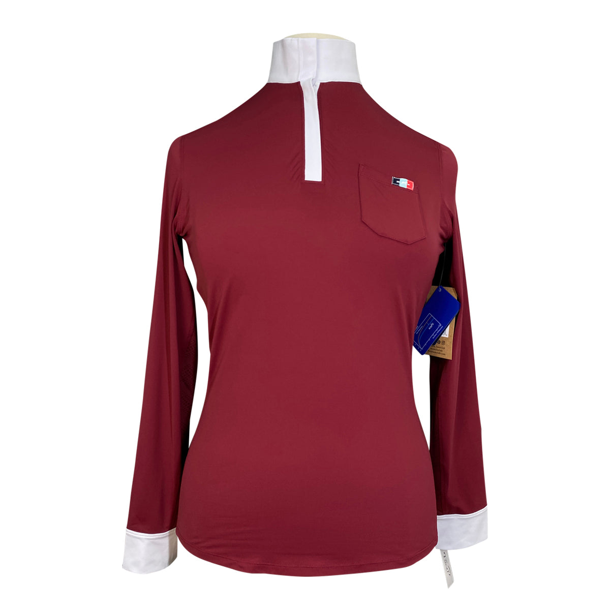 Hunt Club 'Sterling' Competition Shirt in Bordeaux