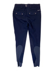Back of Ariat 'Tri Factor' Knee Grip Breeches in Navy - Women's 24R