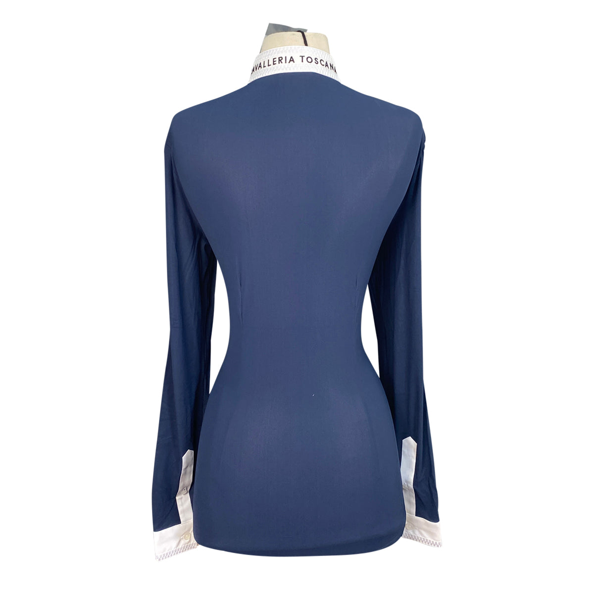 Cavalleria Toscana L/S Jersey Competition Shirt  in Ocean Blue