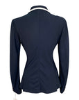 Grand Prix 'Saltare' Show Coat in Navy/ White Trim 