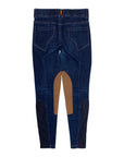 Kerrits Stretch Denim Knee Patch Breeches in Dark Denim - Children's Small