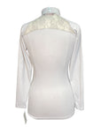 Horseware 'Sara' Quarter Zip Show Shirt in White - Women's 4 (XS)