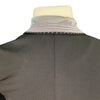 Grand Prix Custom 'Classic' Sport Show Coat in Black w/Grey - Women's 12 Tall (US 6 Tall)
