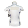Ariat 'Arcadia' Show Shirt in White/Navy