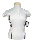 Ariat 'Arcadia' Show Shirt in White/Navy