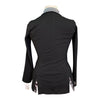 Grand Prix Custom 'Classic' Sport Show Coat in Black w/Grey - Women's 12 Tall (US 6 Tall)