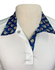 Essex Classics L/S Talent Yarn Show Shirt in Navy Sugar Skulls