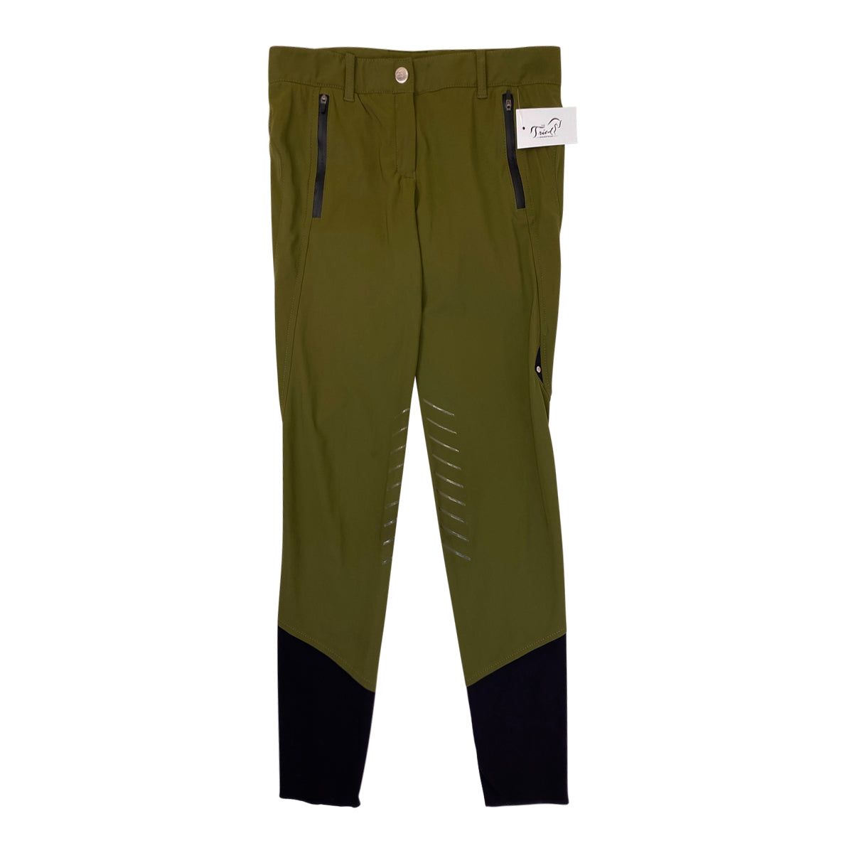 Equiline 'Notirf' Knee Grip Breeches in Olive