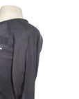 AA Platinum 'Aria' Perforated Sweater in Charcoal
