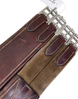 Americana Fancy Stitch Overlay Girth in Havana