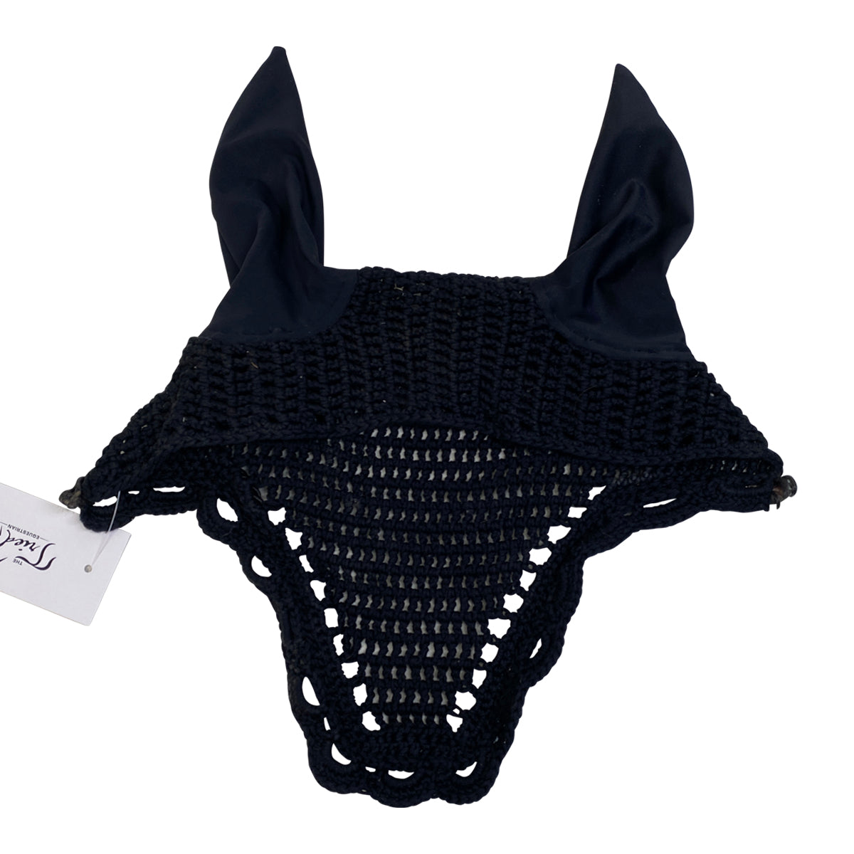 Crochet Fly Bonnet in Black