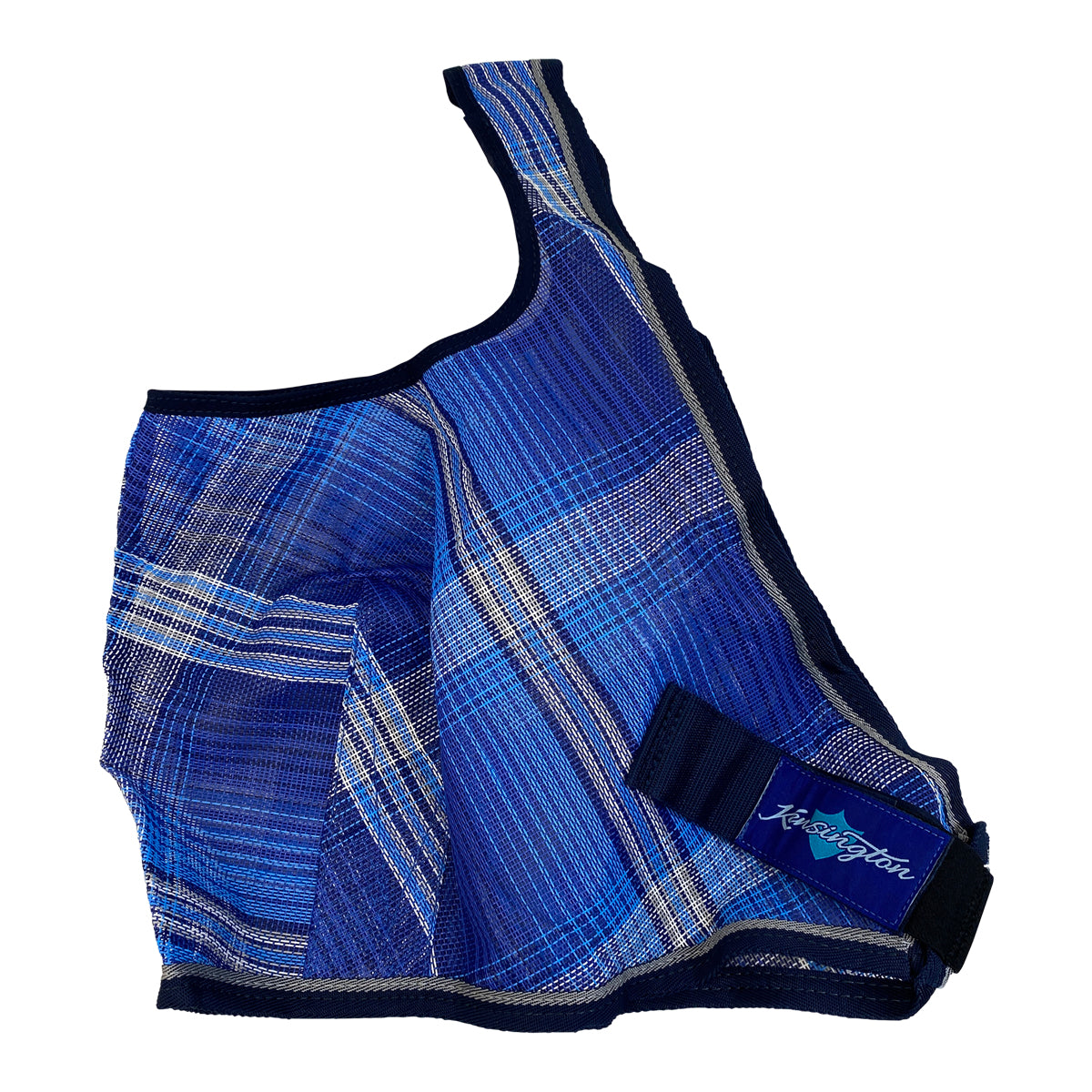 Kensington 'Signature' Fly Mask w/o Ears in Blue Plaid
