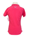 TuffRider Kids Polo Sport Shirt in Hot Pink