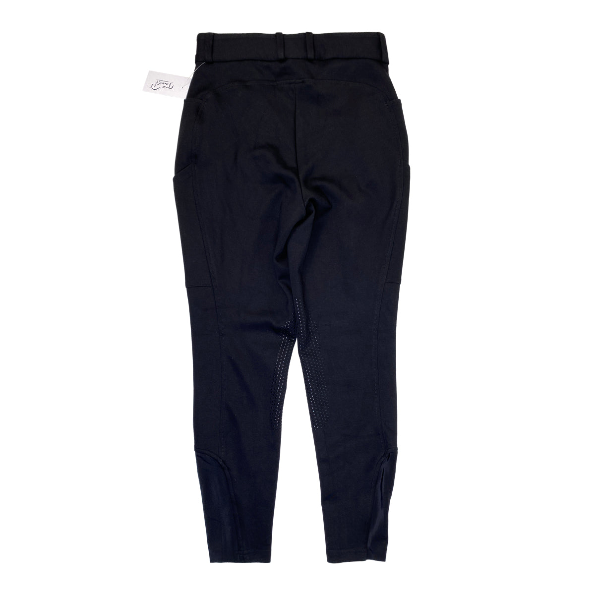 SmartPak Piper Knit 'Everyday' Knee Patch Breeches  in Black
