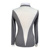 Free Ride Equestrian 'Devon' Long Sleeve Competition Top in Light Grey