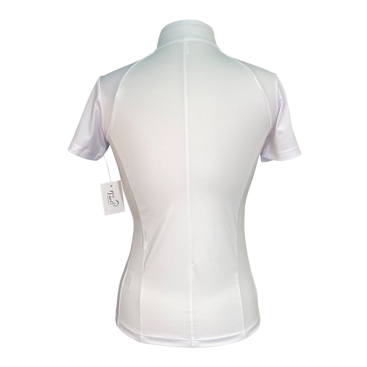 TKEQ The 'Sloan' Short Sleeve Competition Top in White