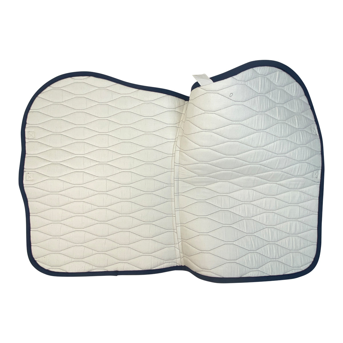 Equiline Microstud Logo Tech Saddle Pad in Diplomatic Blue