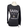 Atelier CG 'Barn Babes & Champagne' Shirt in Black