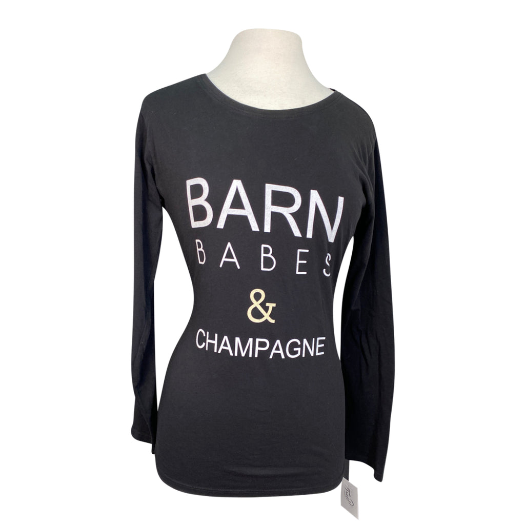Atelier CG 'Barn Babes & Champagne' Shirt in Black