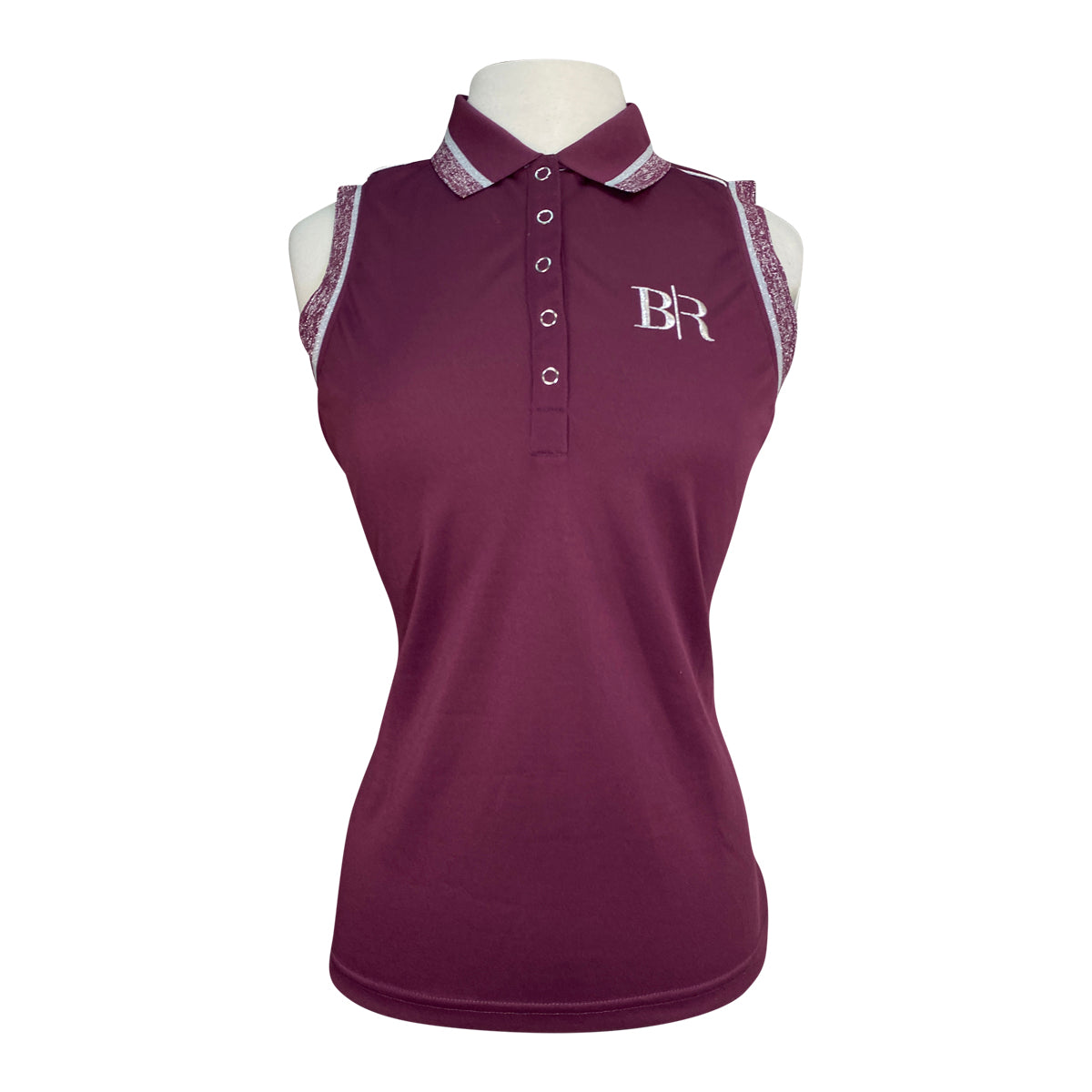 BR 'Annemijn' Polo Shirt in Grape Wine