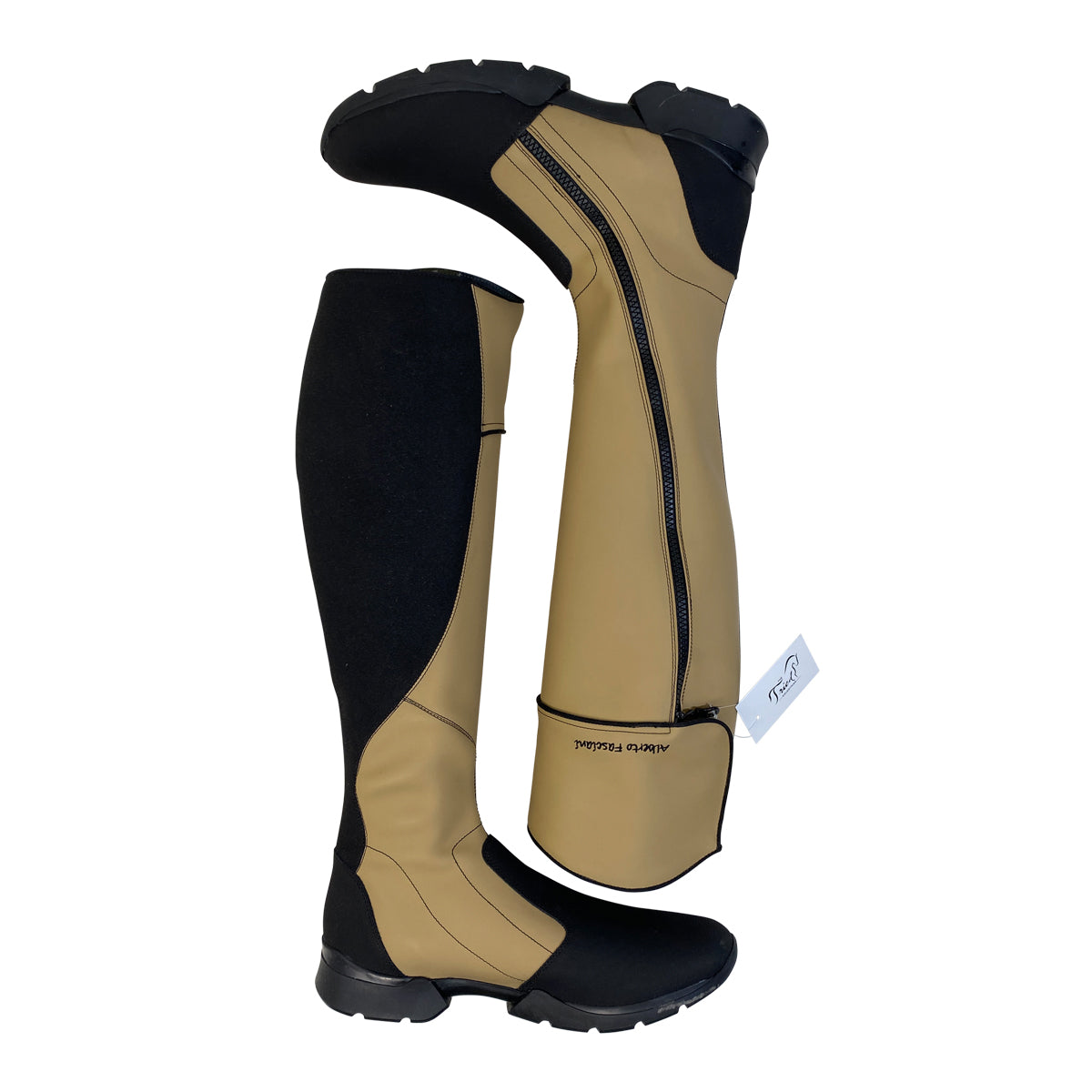 Alberto Fasciani 'Custo' Training Boots in Beige/Black