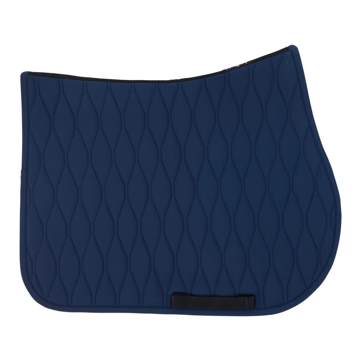 Equiline Microstud Logo Tech Saddle Pad in Diplomatic Blue