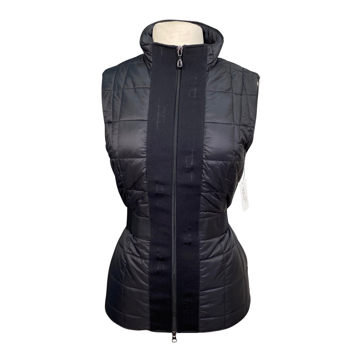 Alessandro Albanese 'Insula' Quilted Vest in Black