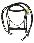 Camelot 'Fancy Raised' Padded Bridle in Brown 