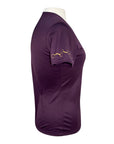 Arista 'Sublime' V-Neck Tee in Plum 