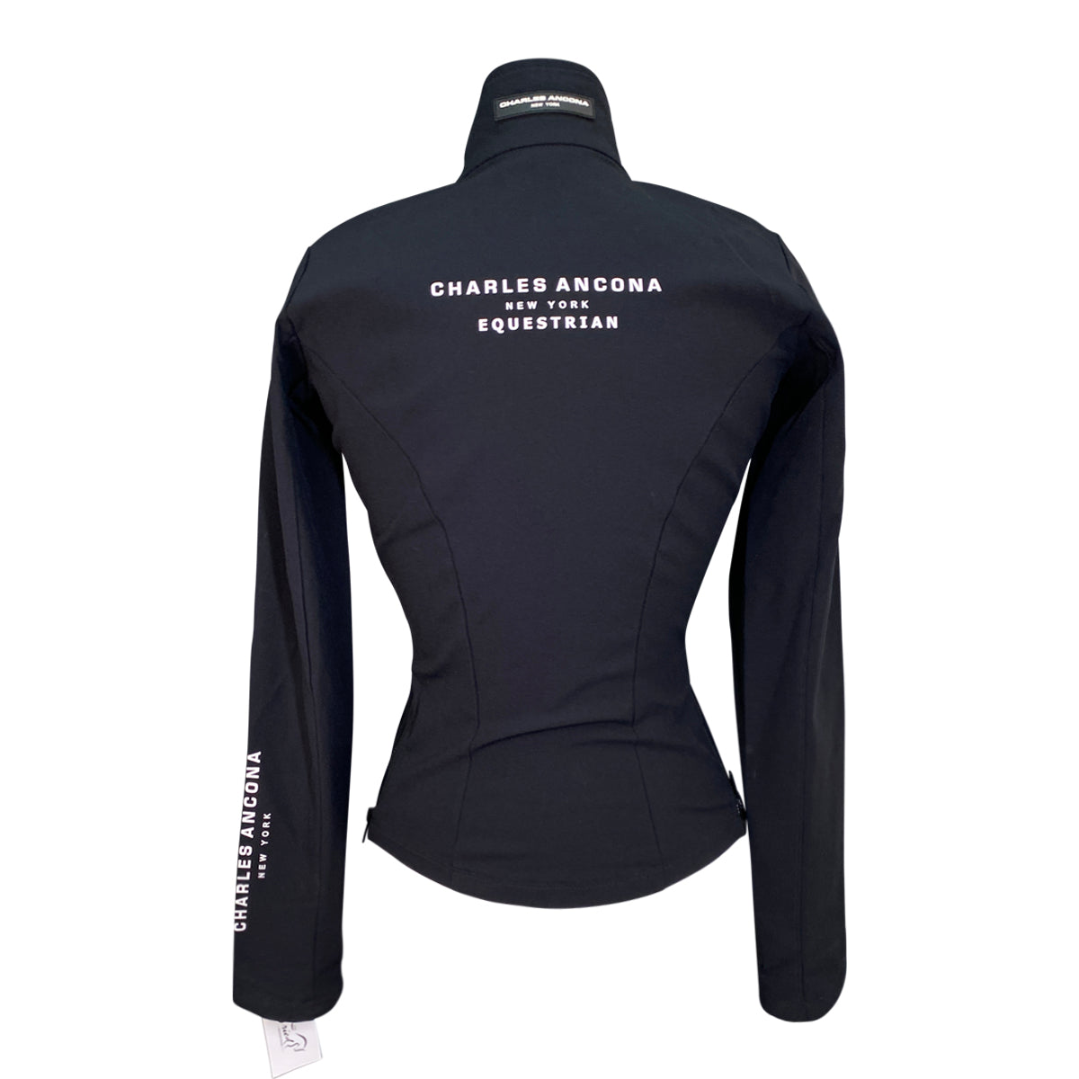 Back of Charles Ancona Training Jacket in Black - Women's XL