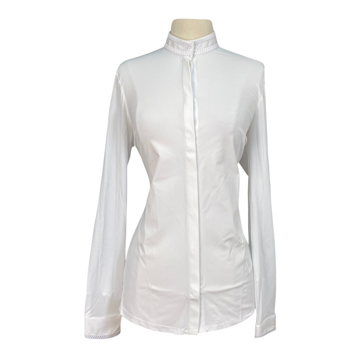 Cavalleria Toscana L/S Jersey Competition Shirt in White