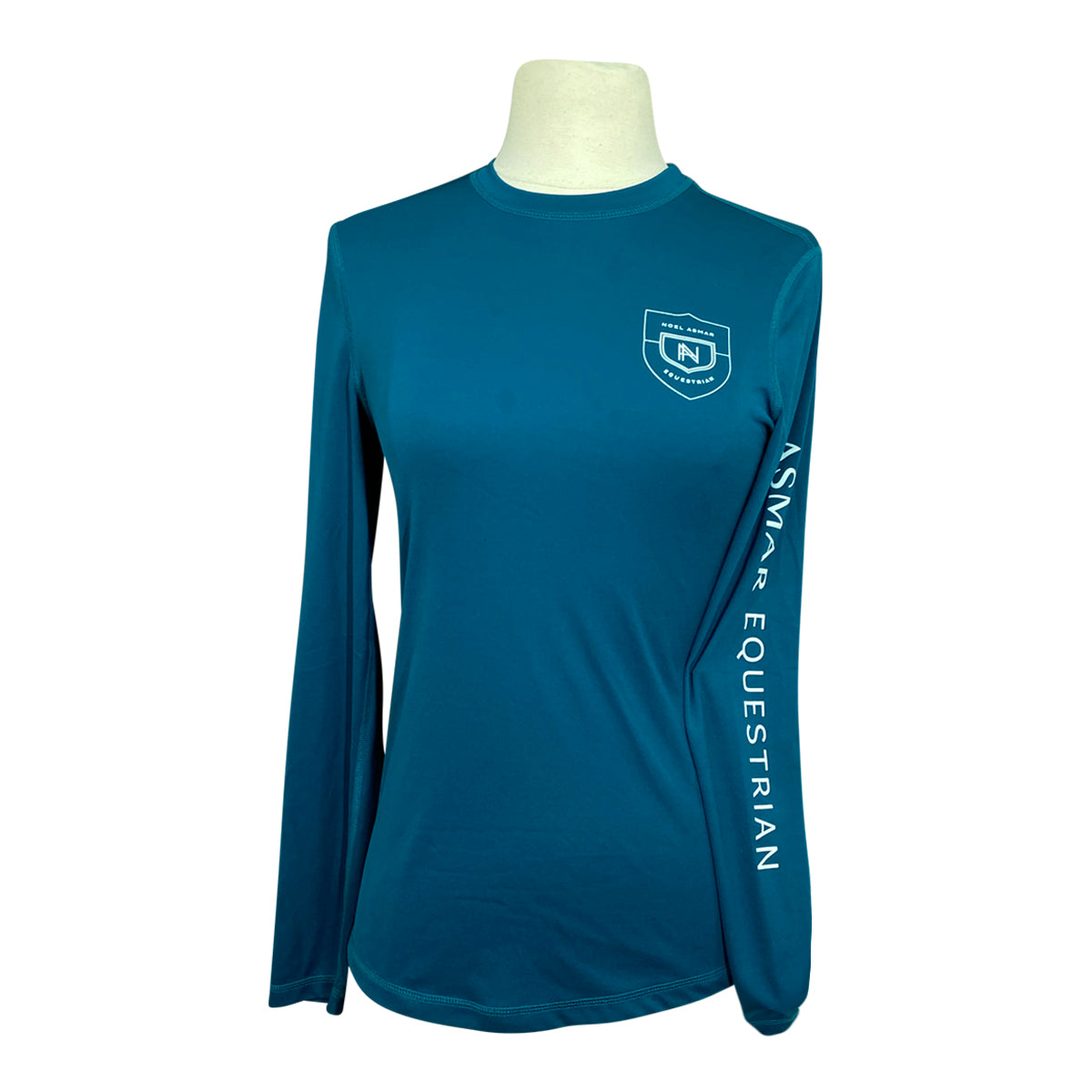 Asmar Equestrian Sustainable Logo Tee in Deep Teal - Women's XS