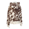 Ariat Hoodie in Brown Cow Print