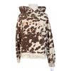 Ariat Hoodie in Brown Cow Print