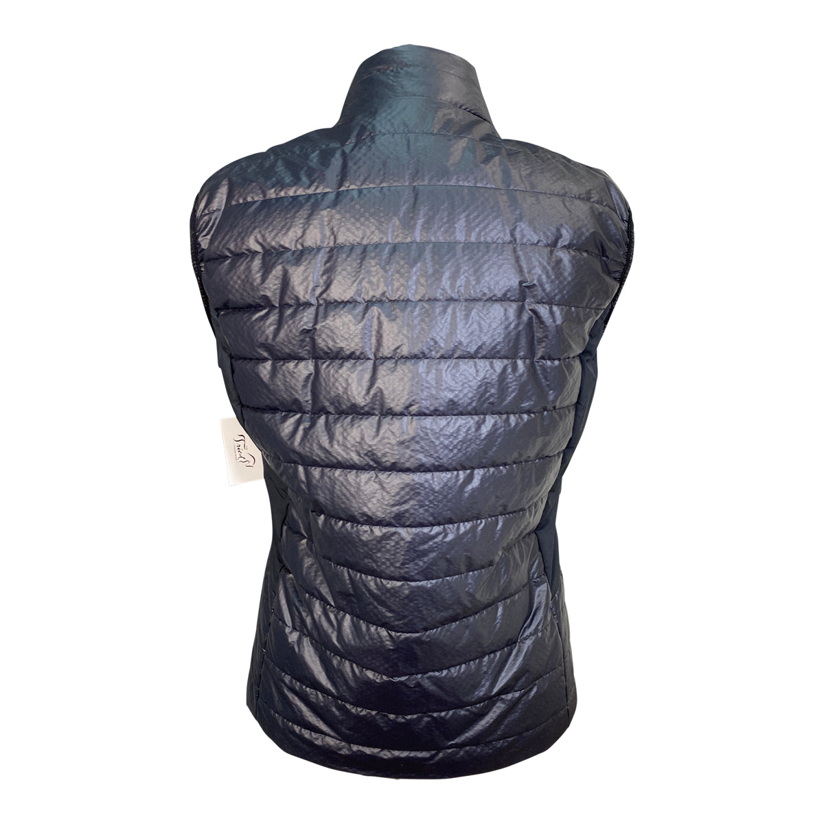 Cavalleria Toscana Coated Nylon Quilted Vest in Navy
