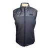 Cavalleria Toscana Coated Nylon Quilted Vest in Navy