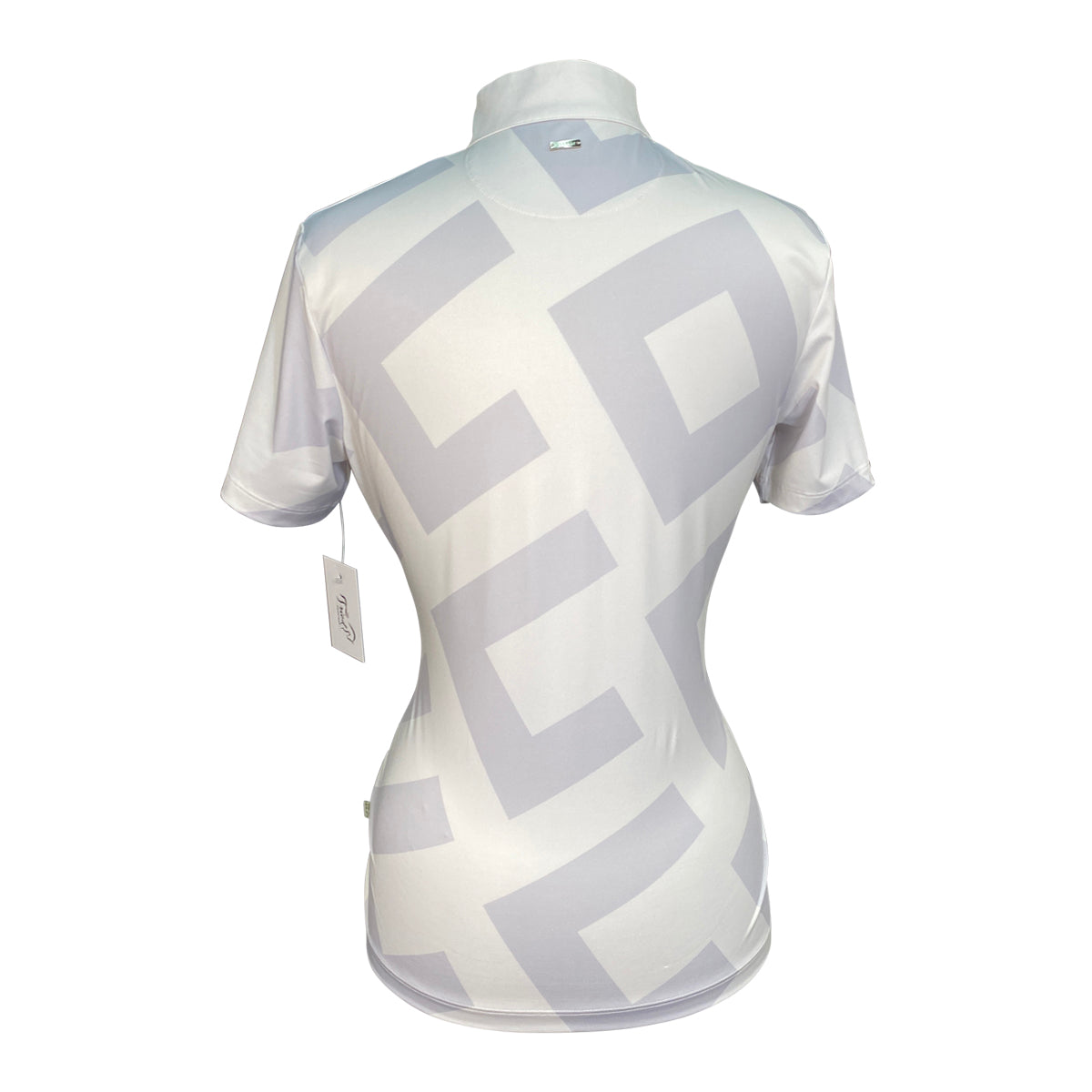 Pikeur 'Marou' Show Shirt in White/Grey Geo