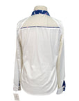 RJ Classics 'Rebecca Jr' Show Shirt in White/Unicorn Collar