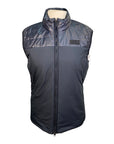 Cavalleria Toscana Coated Nylon Quilted Vest in Navy