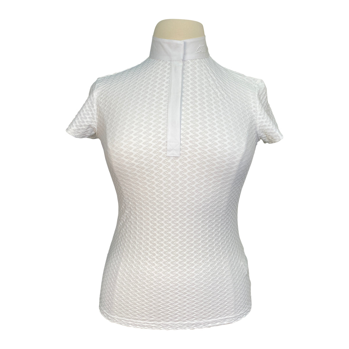 Equiline 'AmberK' Short Sleeve Show Shirt in White