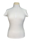 Equiline 'AmberK' Short Sleeve Show Shirt in White