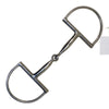 Single Joint D-Ring Snaffle Bit in Stainless Steel - 5.25"