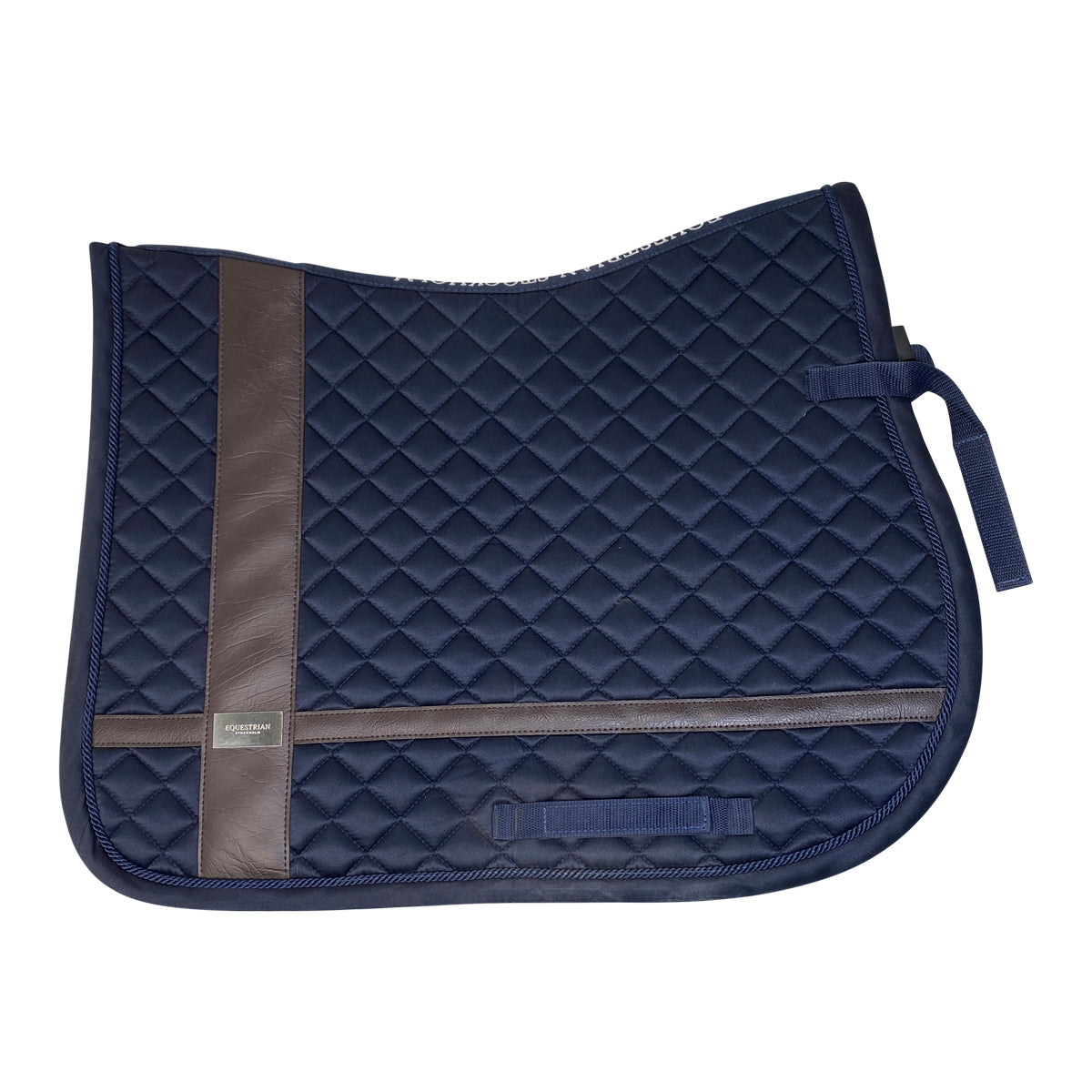 Equestrian Stockholm &#39;No Boundaries&#39; A/P Pad in Navy/Brown - Full